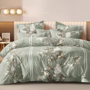 Ultra Soft Plush Comforter Double Bed with 1 Flat Queen Size Bedsheet and 2 Pillow Covers